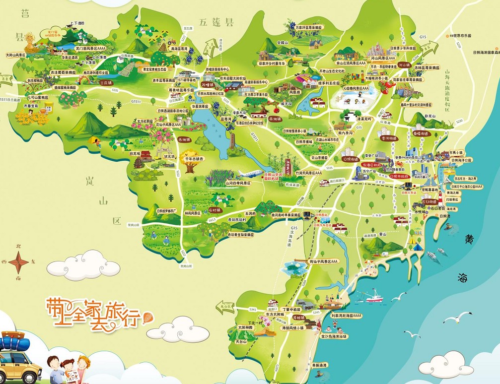 龙湖景区使用手绘地图给景区能带来什么好处？